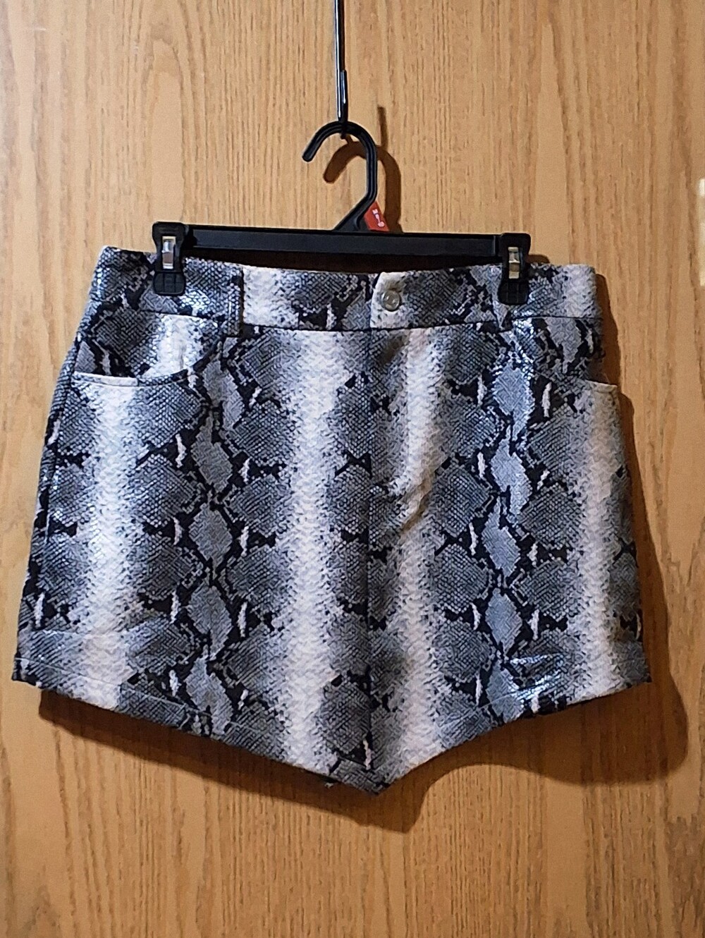 4th + Reckless Stretch Snakeskin Print Mini Skirt NWOT Size 10